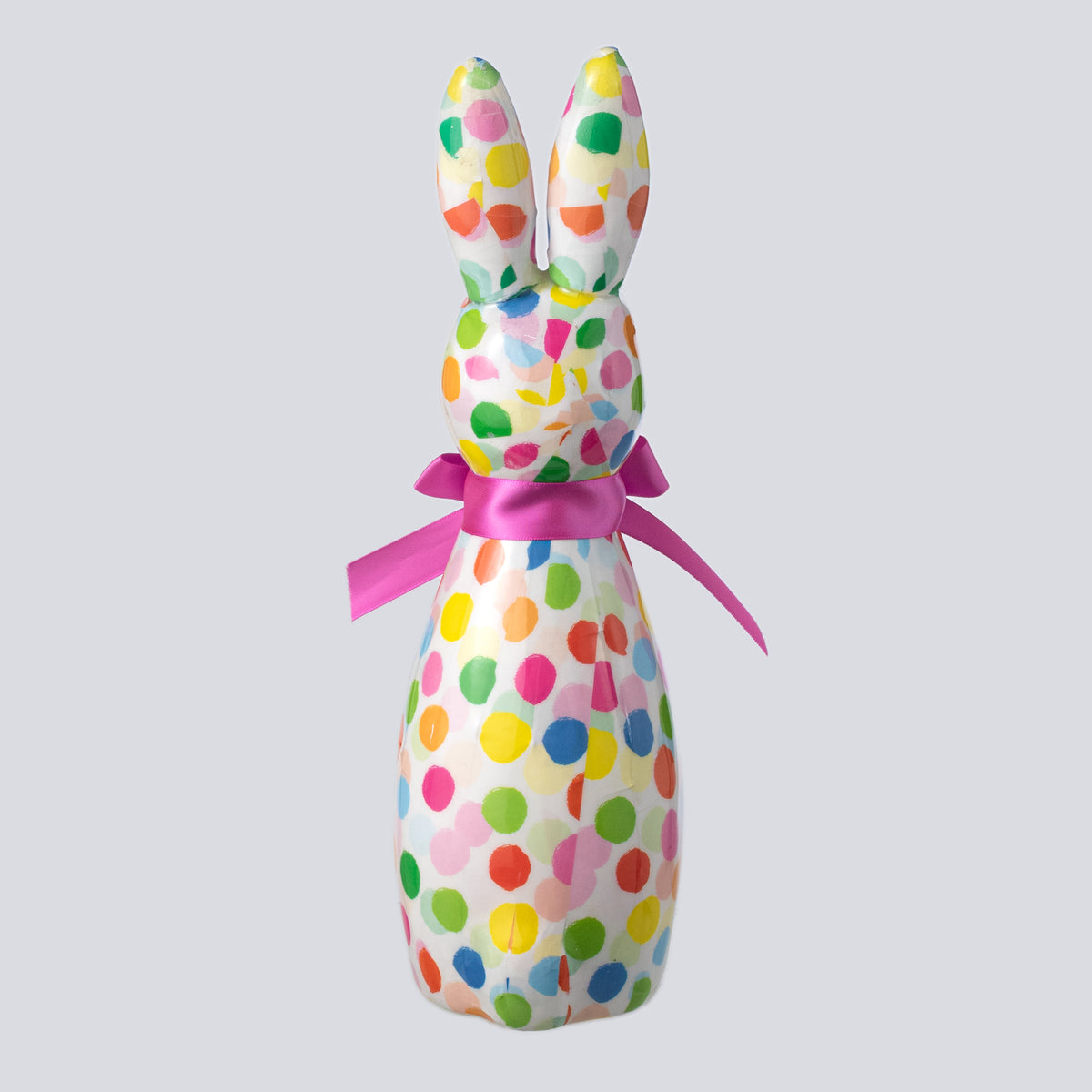 12" Modern Bunny Decor: Spring Polkadot Confetti