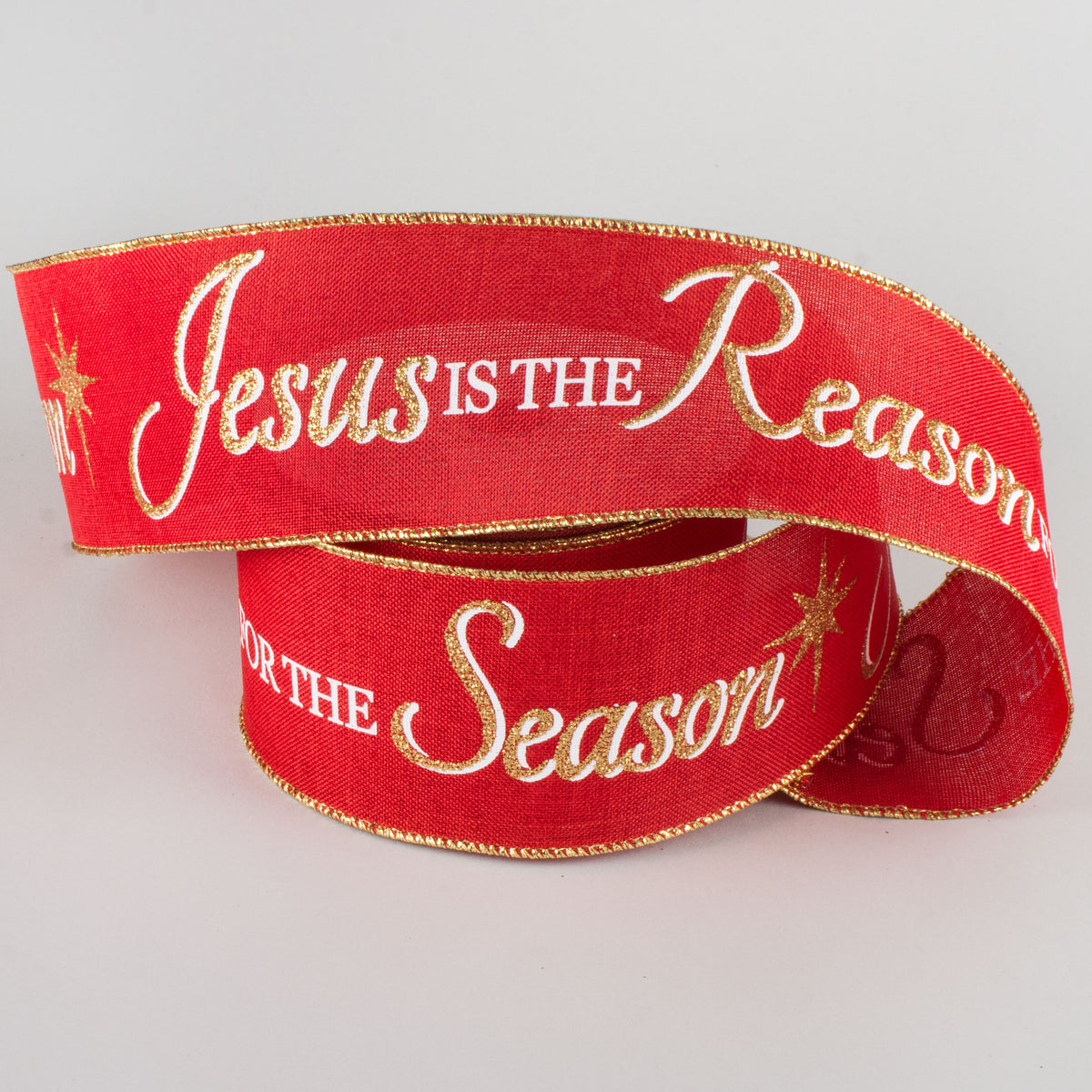 2.5" Jesus Is The Reason Ribbon (10 Yards) Lifestyle Photo