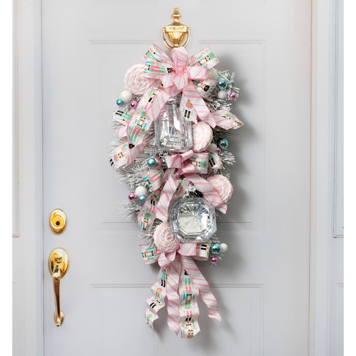 6" Jewel Gem Ornament: Silver Lifestyle Photo