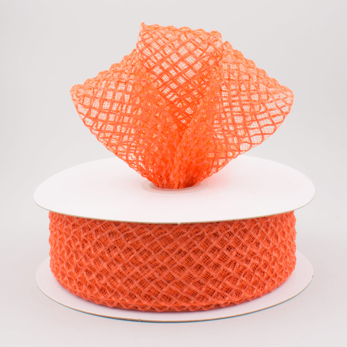 1.5" Jute Deco Flex Ribbon: Orange (20 Yards) Lifestyle Photo