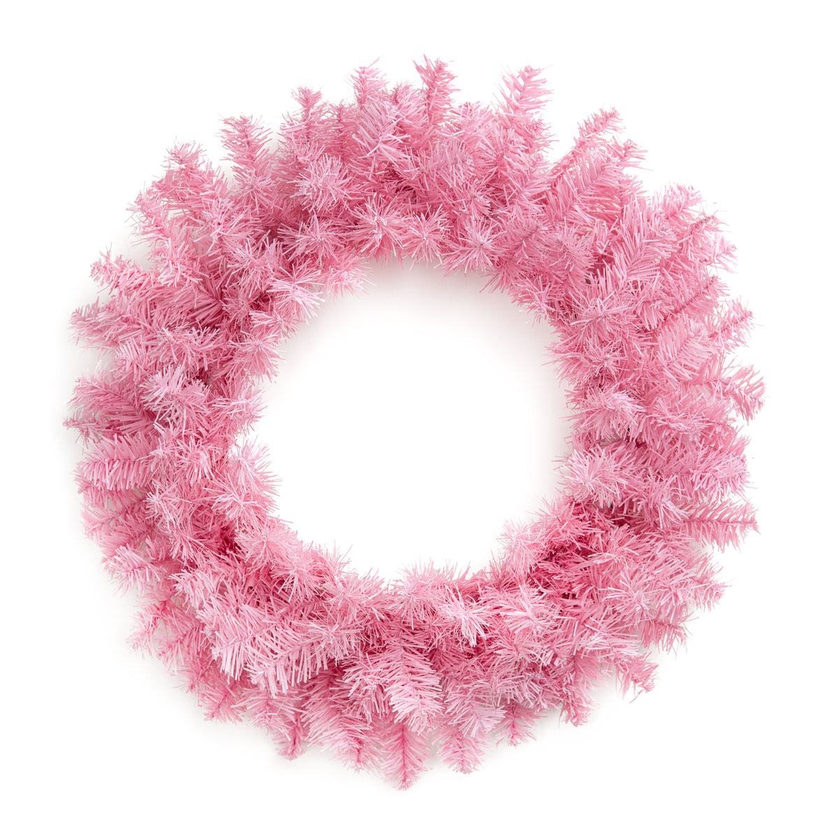 24" King's Pine Wreath: Pink Item Number: 84904WR24