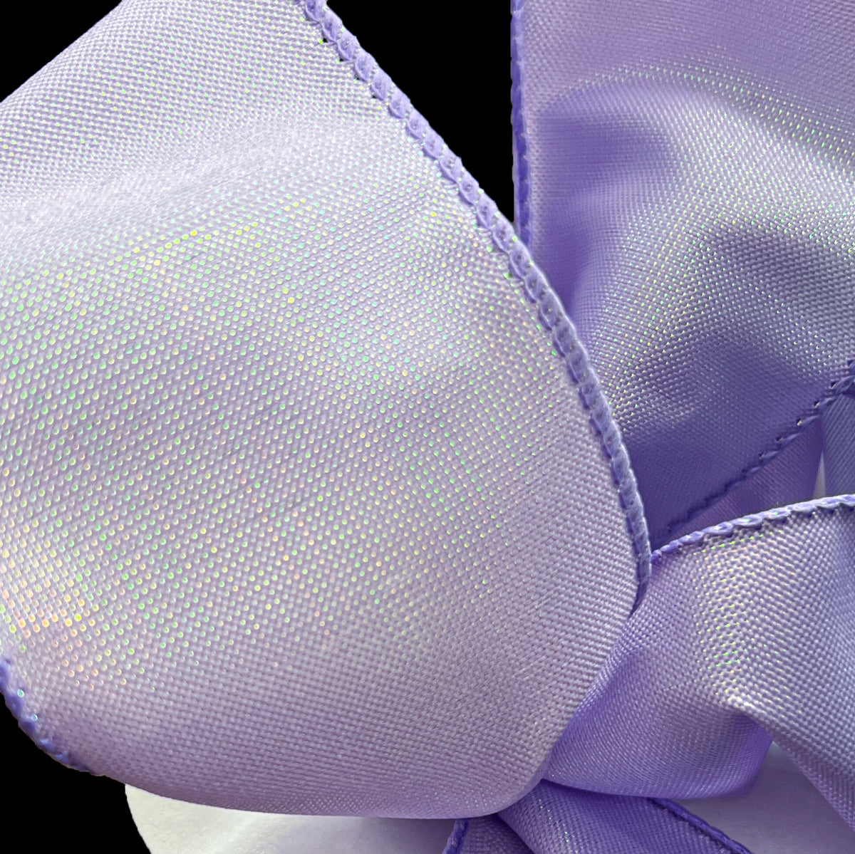 2.5" Lala Iridescent Solid Ribbon: Lavender (10 Yards) Lifestyle Photo