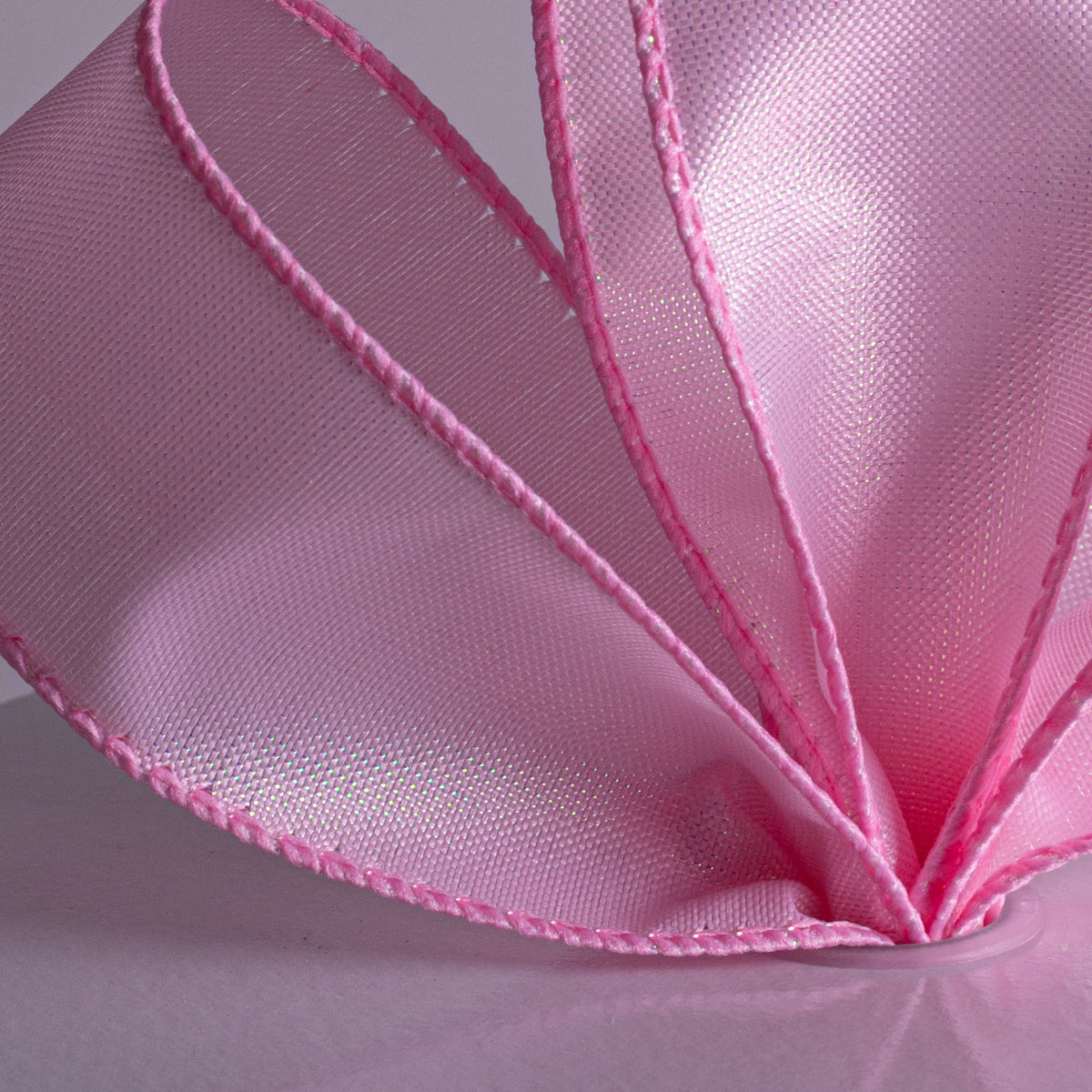 1.5" Lala Iridescent Solid Ribbon: Light Pink (50 Yards) Lifestyle Photo