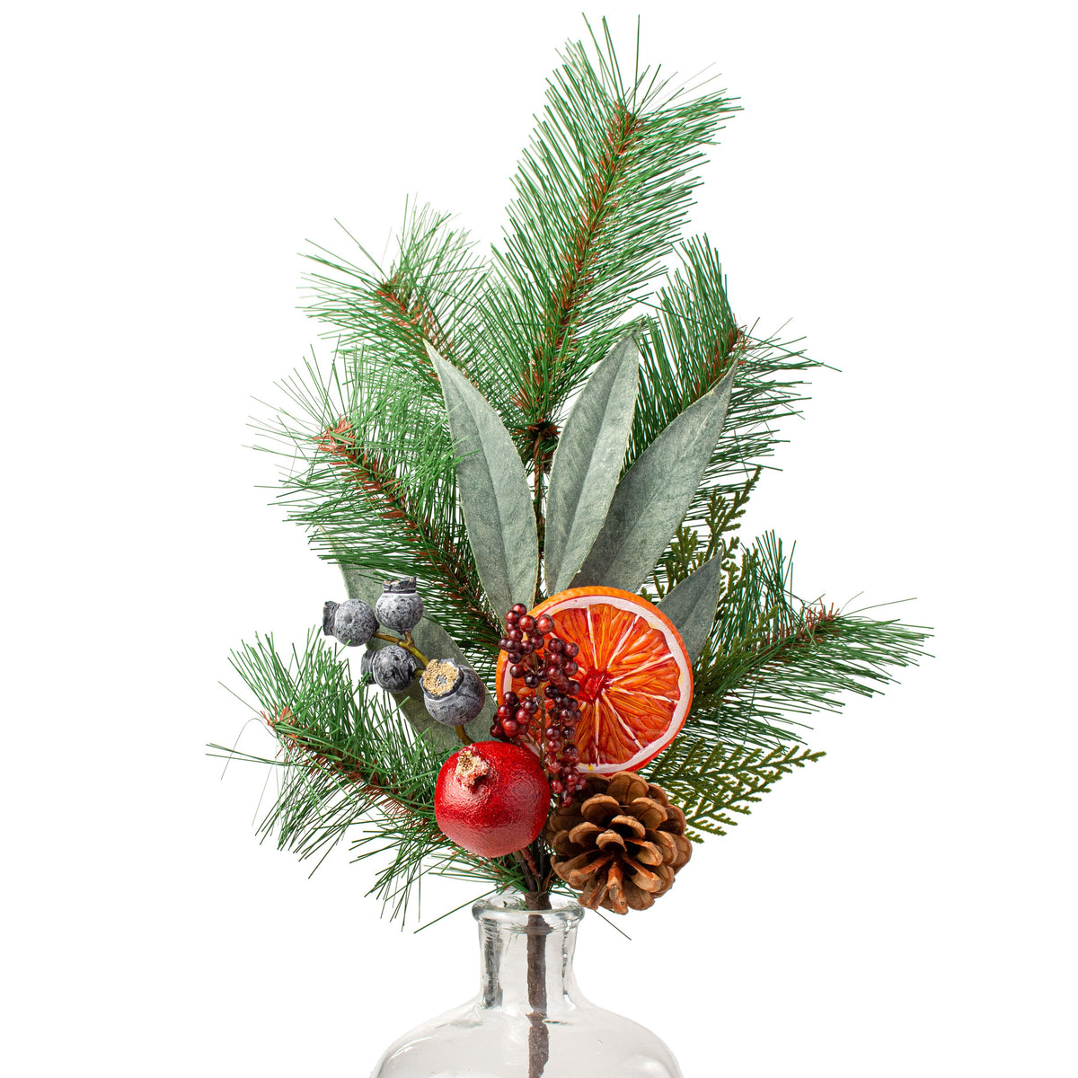 20" Long Needle Pine, Pomegranate, Berry, Citrus Pick Item Number: XX8281
