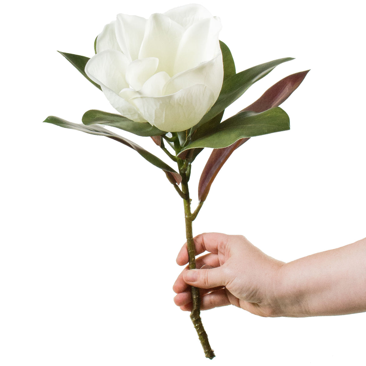 17" Magnolia Flower Stem Lifestyle Photo