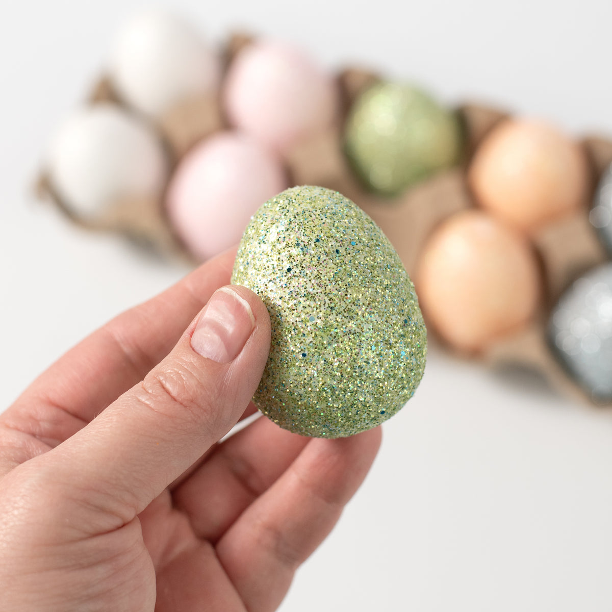 11" Matte Easter Egg Crate Lifestyle Photo