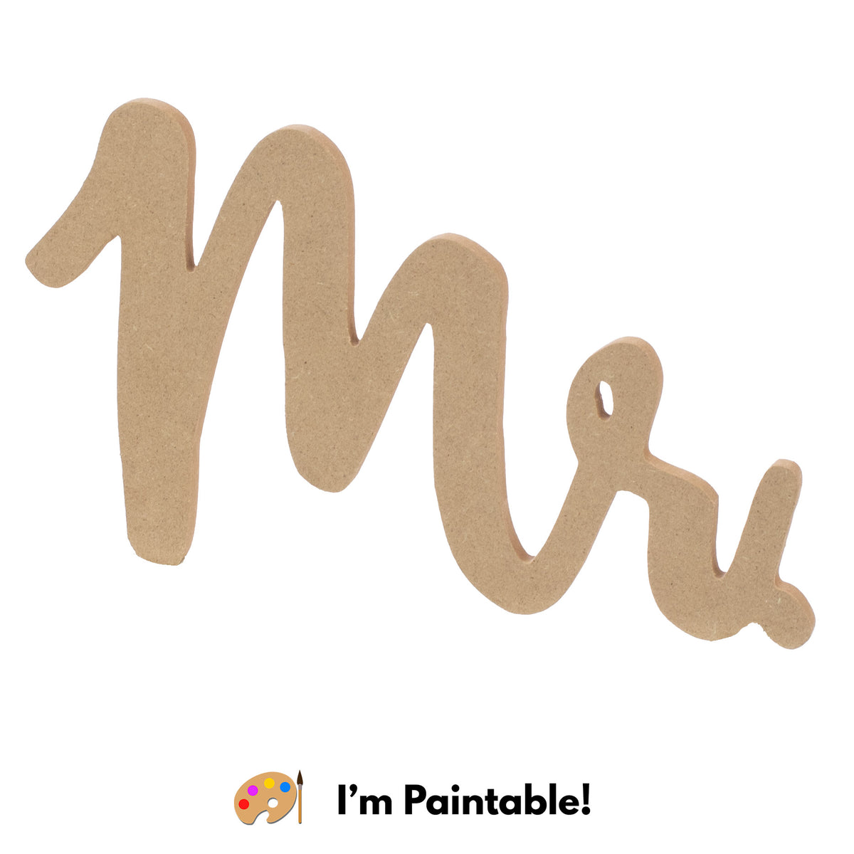 11" MDF Unfinished Cutout: Mr. Item Number: AB2500