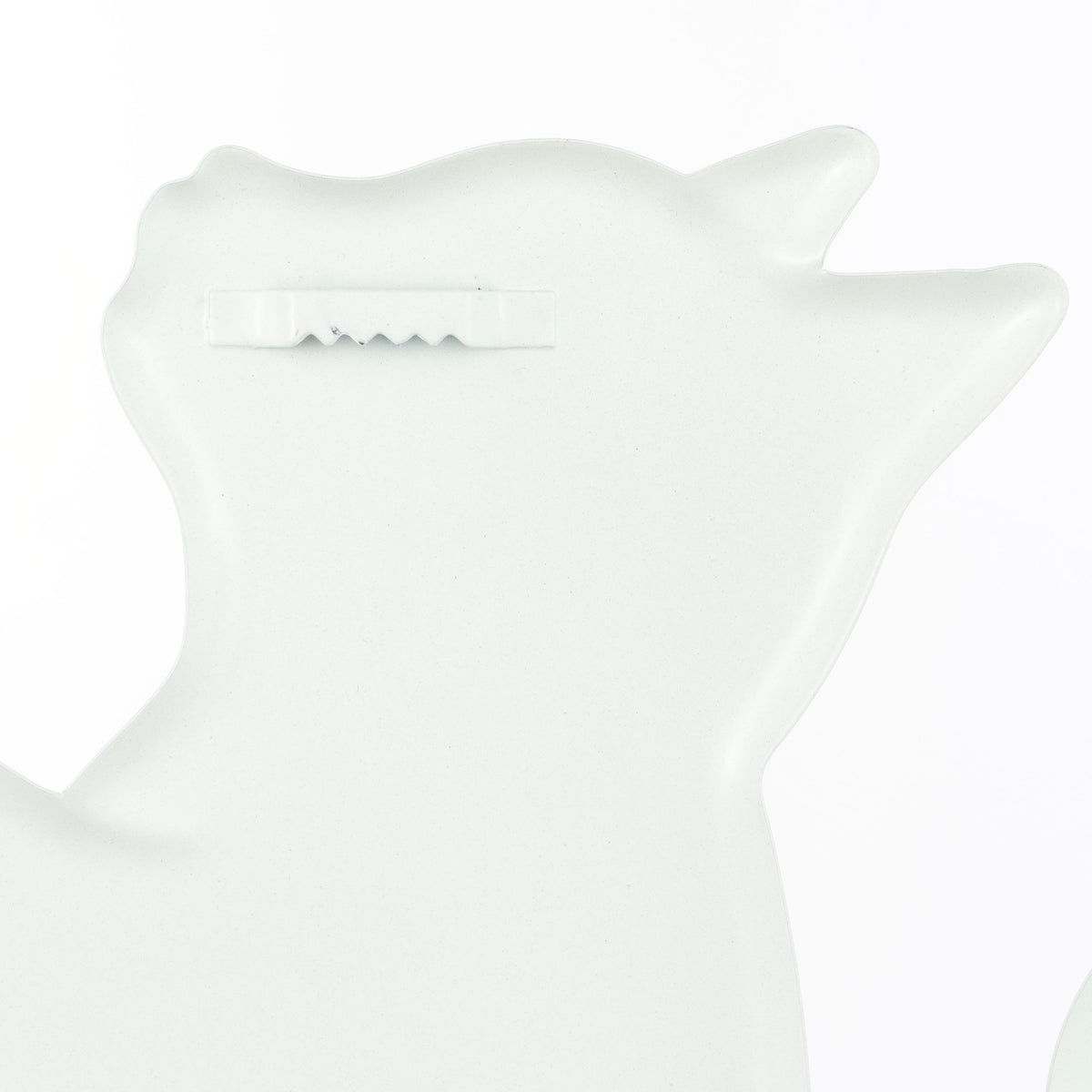 12" Metal Embossed Hanger: Pawing Tabby Cat detail photo 3