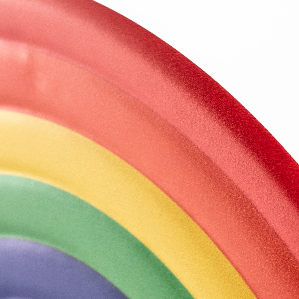 15" Metal Embossed Sign: Rainbow detail photo 4