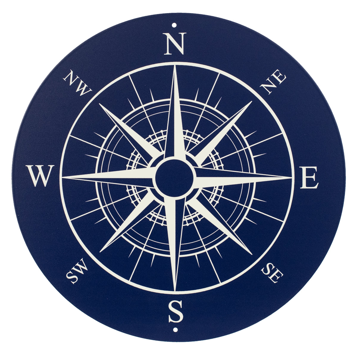 12" Metal Sign: Nautical Compass Item Number: MD1338