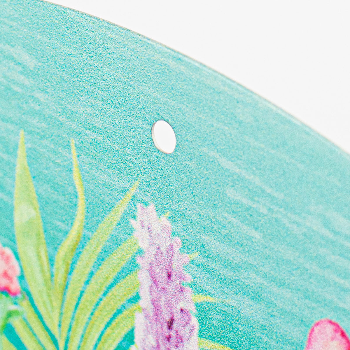12" Metal Sign: Welcome Flowers detail photo 3