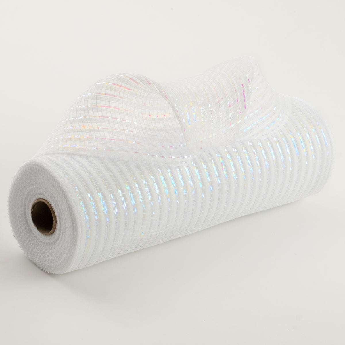 10" Metallic Breeze Mesh: Iridescent White Item Number: XB240810-01