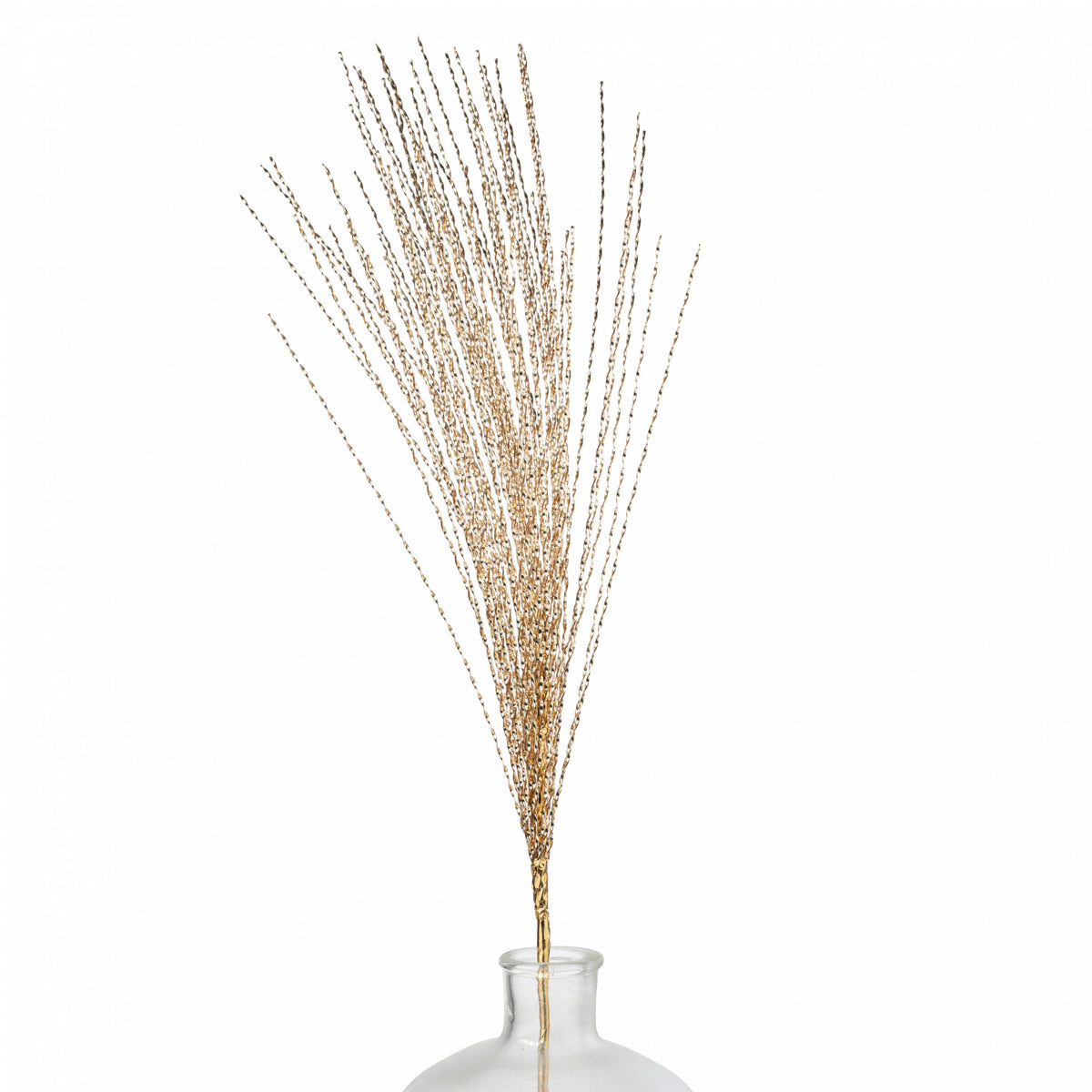 32" Metallic Twisted Grass Spray: Gold Item Number: XS120108