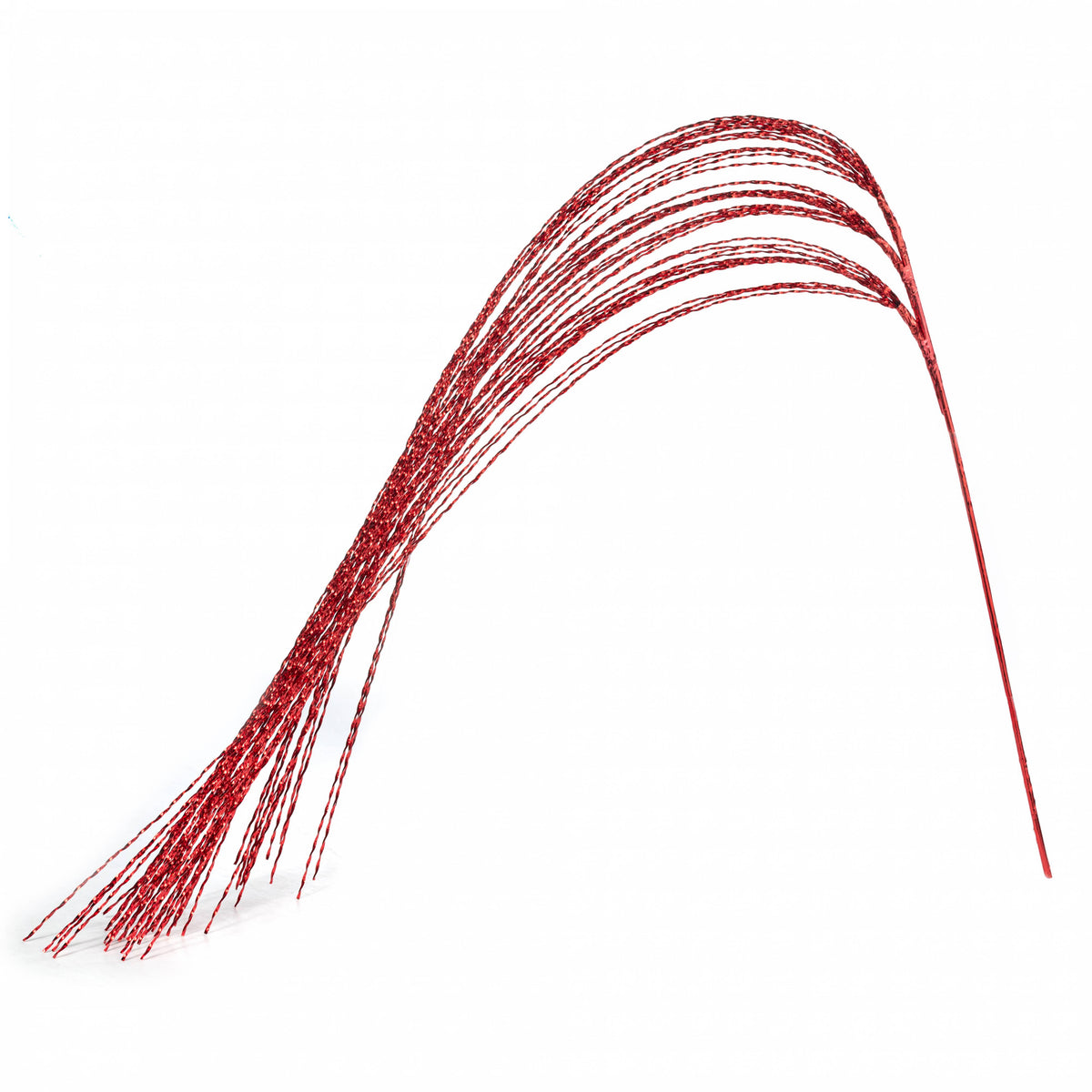 48" Metallic Twisted Grass Spray: Red Item Number: XS120224
