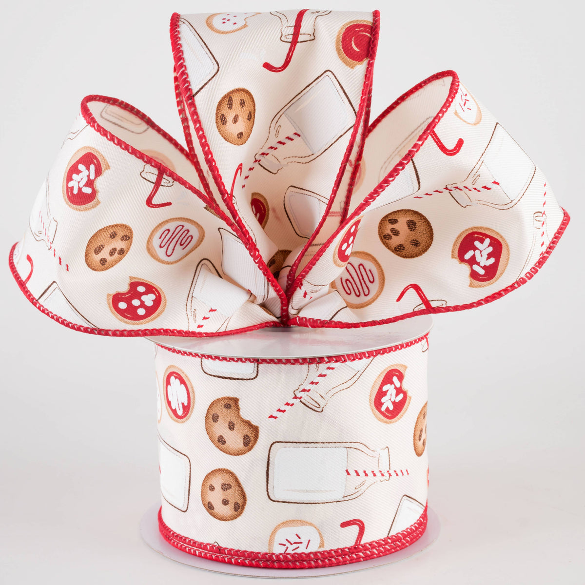 2.5" Milk & Cookies Ribbon: Ivory (10 Yards) Lifestyle Photo