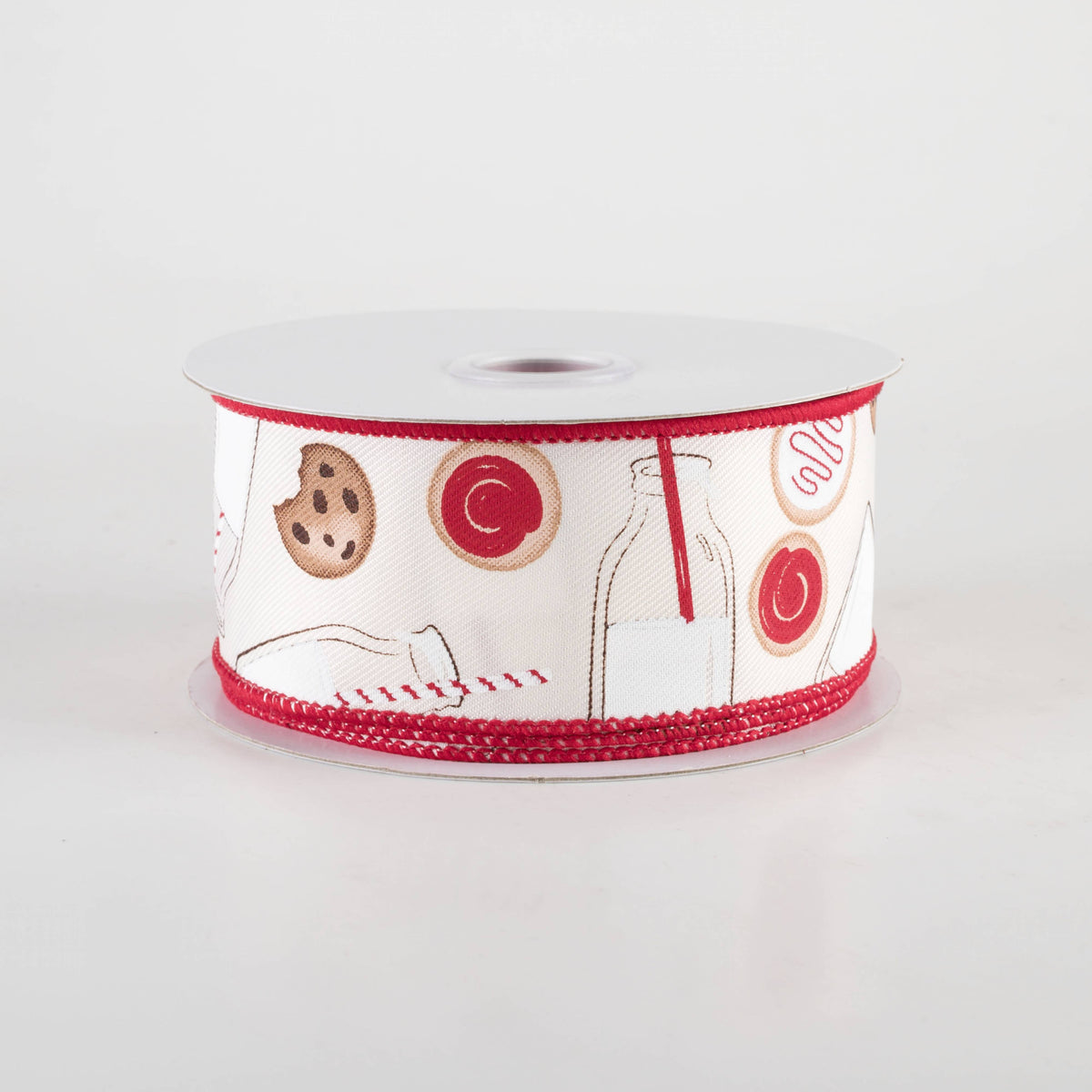 1.5" Milk & Cookies Ribbon: Ivory (10 Yards) Item Number: RGF130630