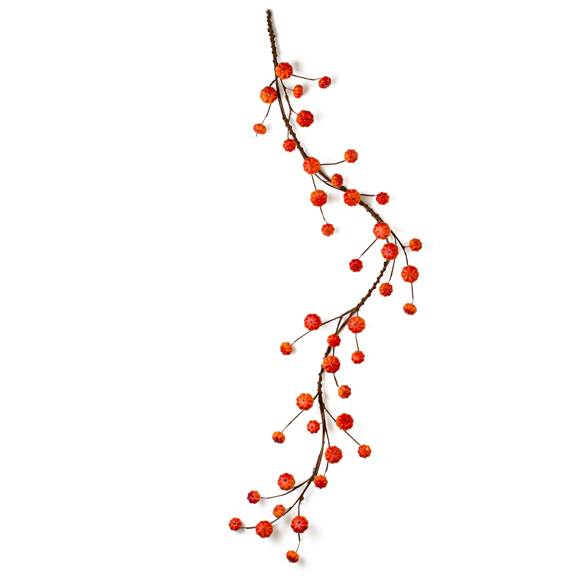 4' Mini Polka Dot Pumpkins Garland detail photo 4