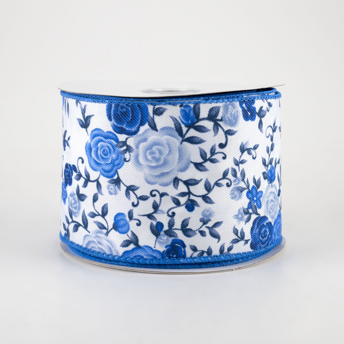 2.5" Mini Roses Ribbon: Blues (10 Yards)
