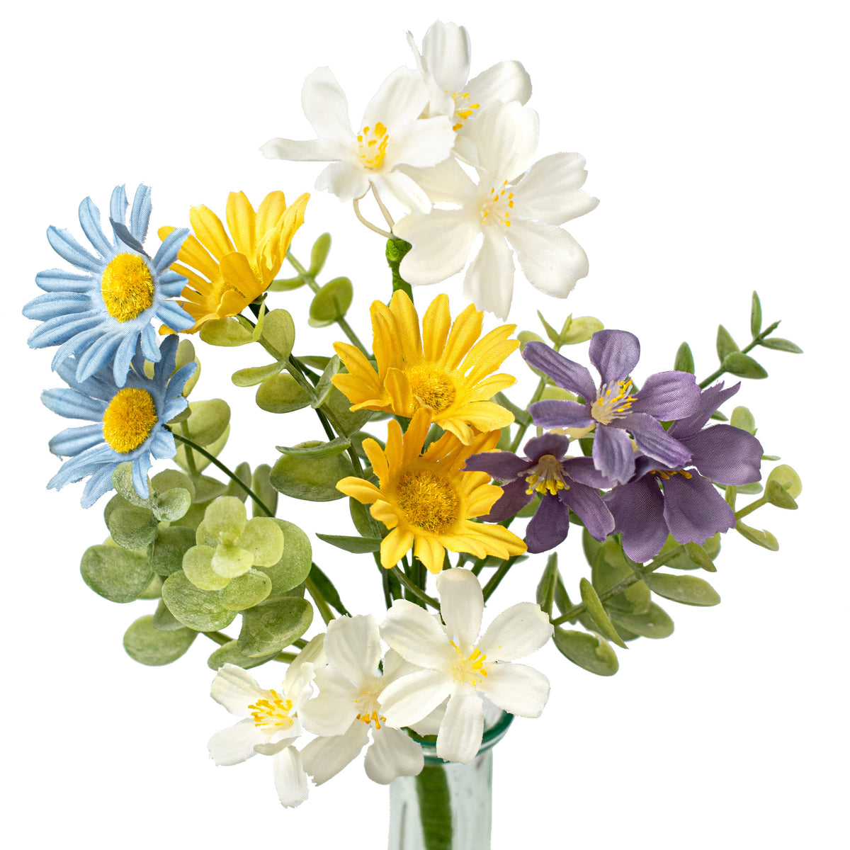 12" Mixed Pastel Daisy Bush Item Number: 31093