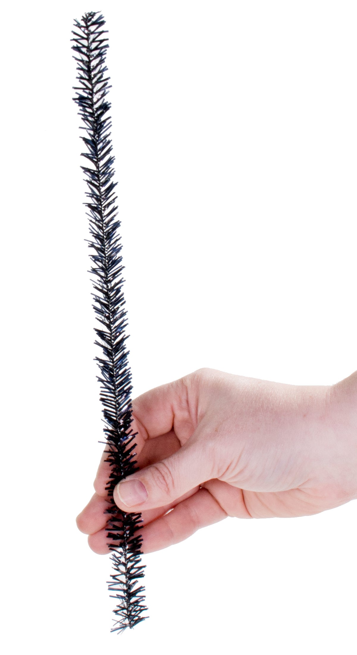 20mm Tinsel Tie Stems: Metallic Black (25) Lifestyle Photo
