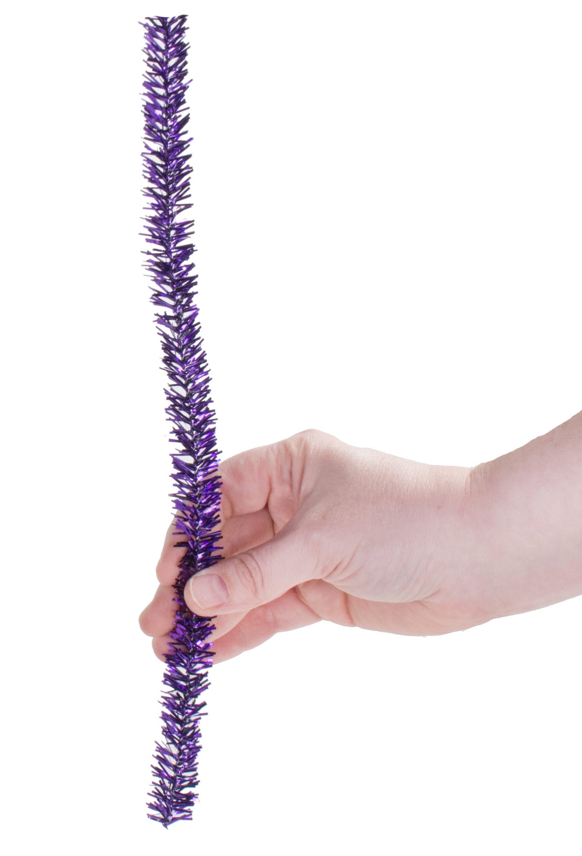 20mm Tinsel Tie Stems: Metallic Purple (25) Lifestyle Photo
