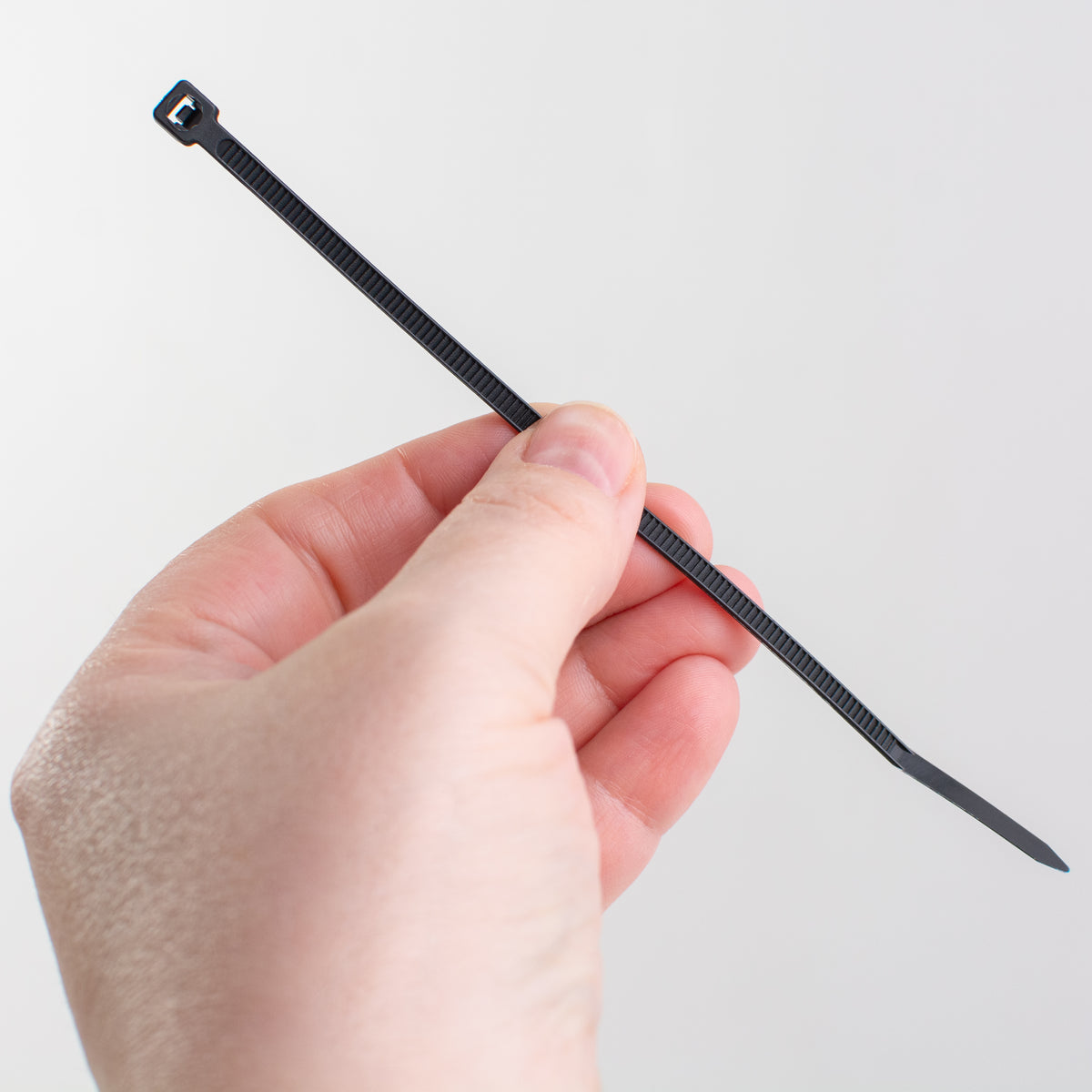 6" x 3.6mm Zip Ties: Black (100) Lifestyle Photo