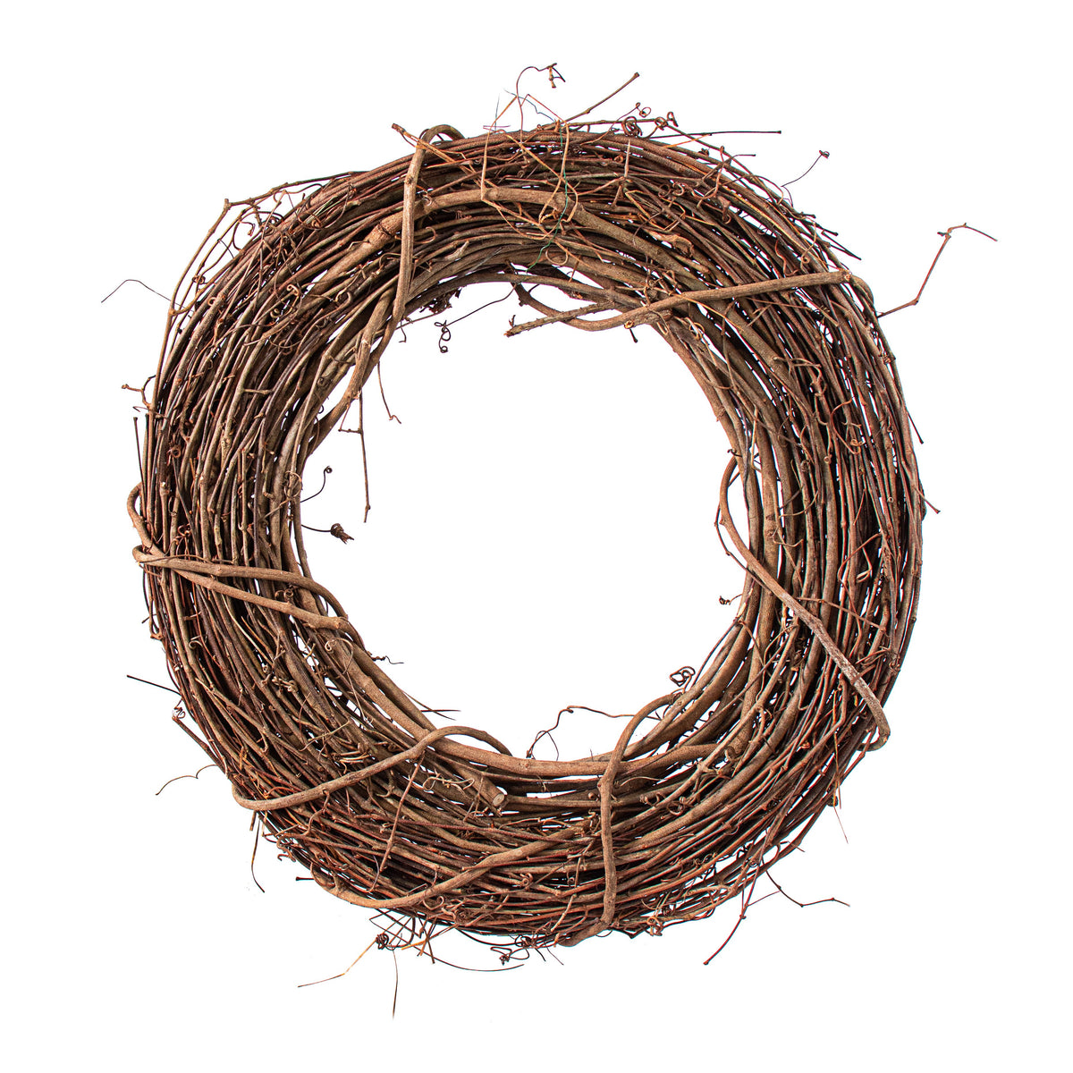 16" Natural Grapevine Wreath: Round Item Number: 11600