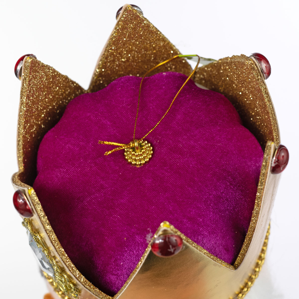 10" Nutcracker King Head Ornament detail photo 5