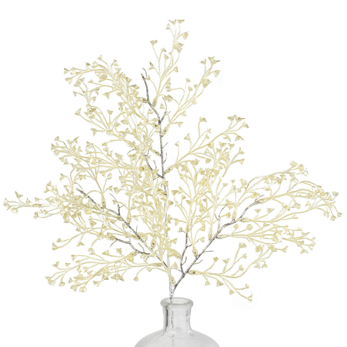 28" Pearl Mini Flower Spray: Yellow Item Number: MN032529