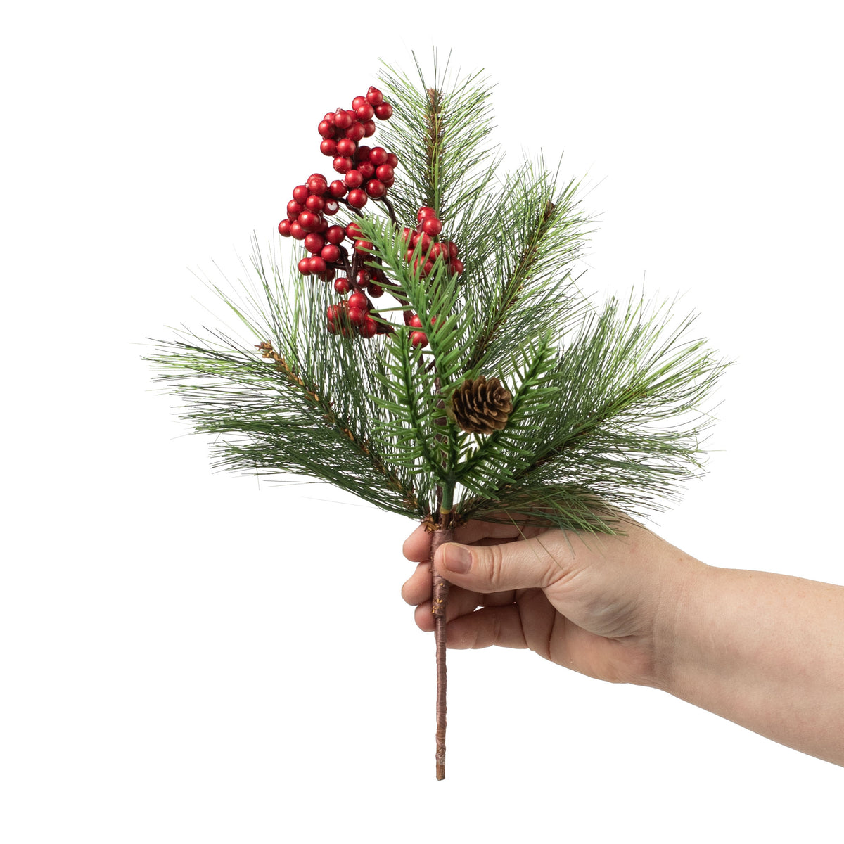 13" Pine Mix With Berry Spray detail photo 3