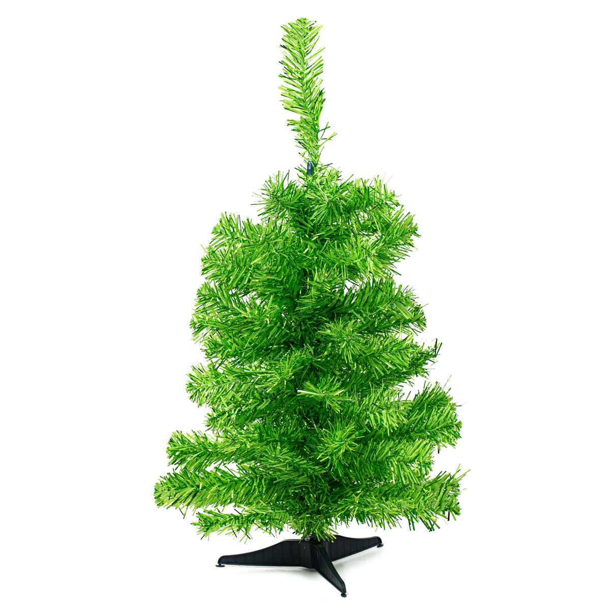 2' Pine Tinsel Tree: Metallic Green Item Number: 57197TR2