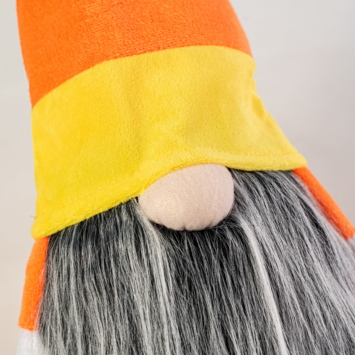16" Plush Candy Corn Gnome detail photo 4