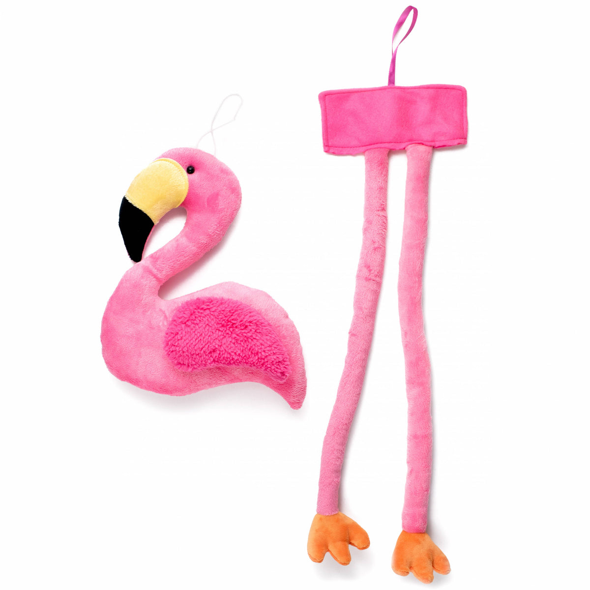 Plush Flamingo Wreath Accent Item Number: 62320PK