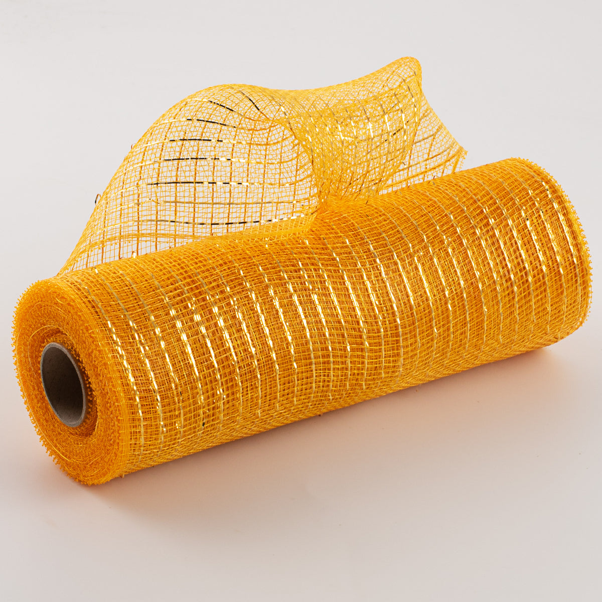 10" Poly Deco Mesh: Metallic Bright Gold Item Number: RE130153
