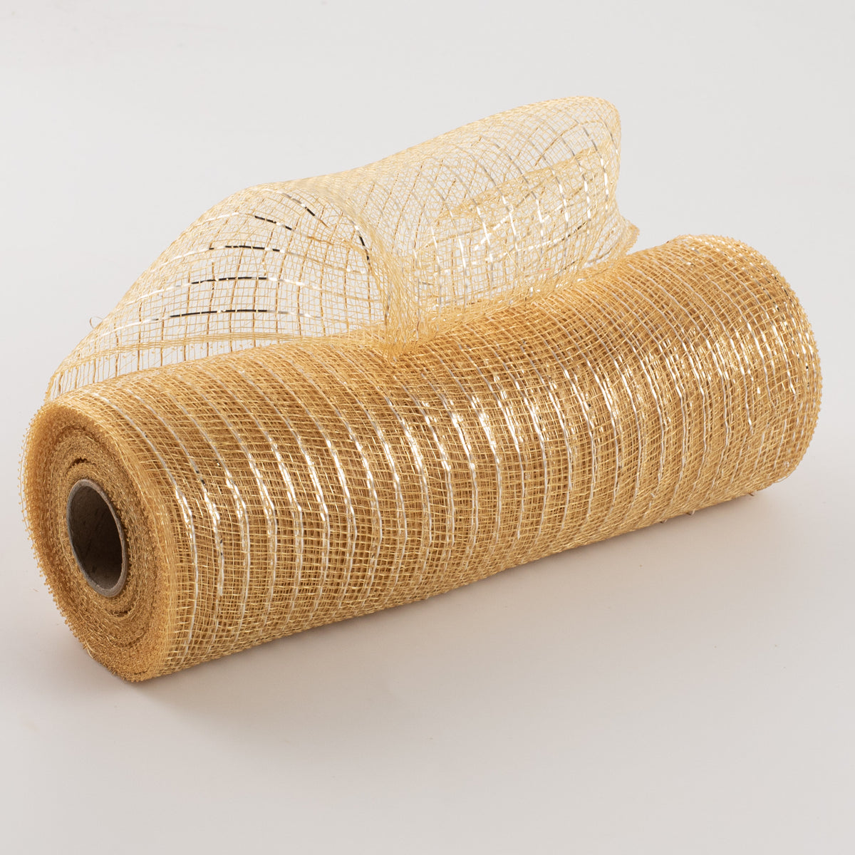 10" Poly Deco Mesh: Metallic Champagne Gold Item Number: RE1301MT