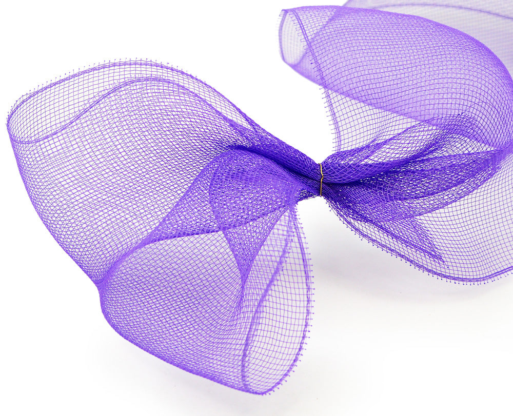 10" Poly Deco Mesh: Purple detail photo 3