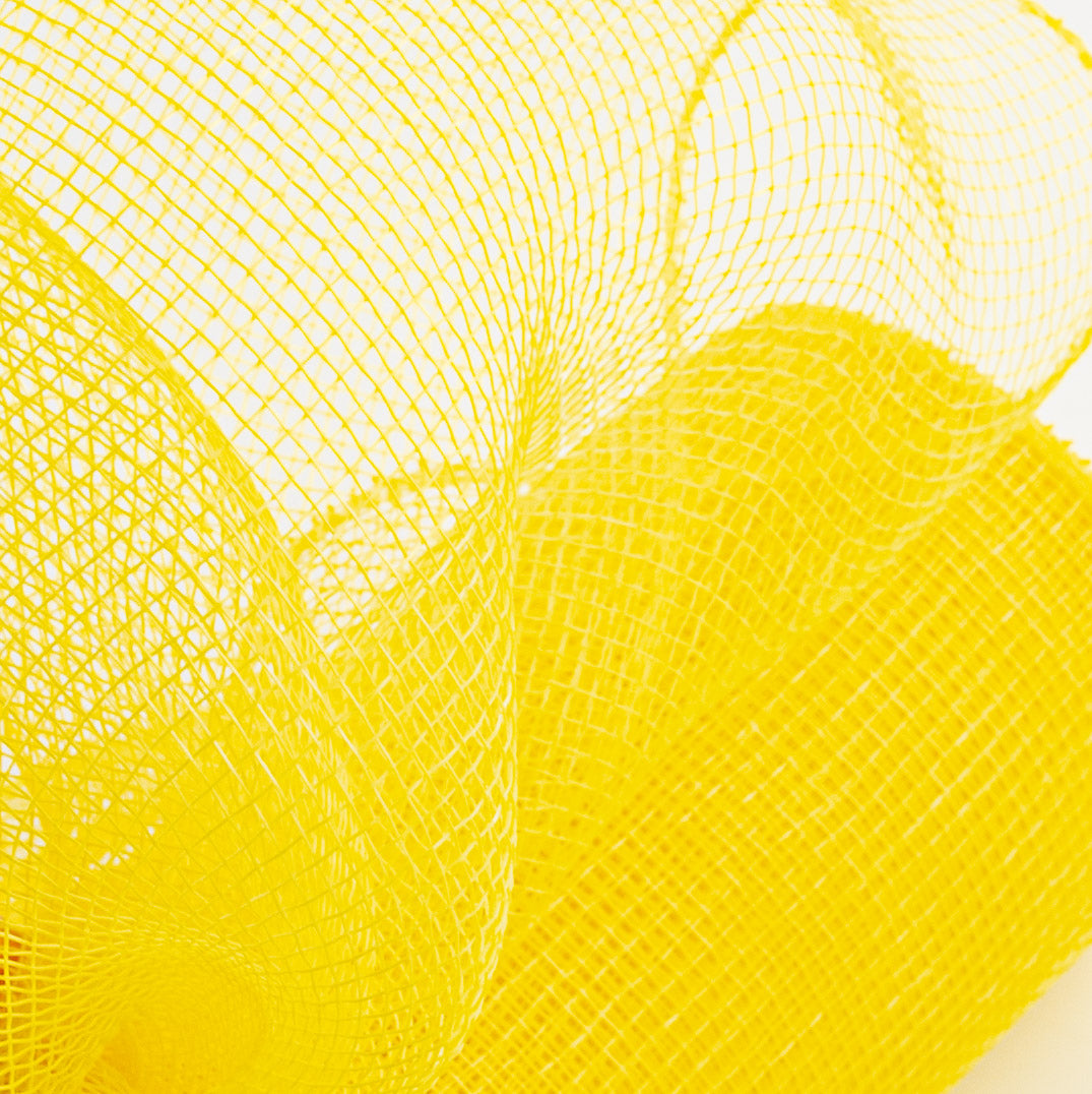 10" Poly Deco Mesh: Yellow Lifestyle Photo