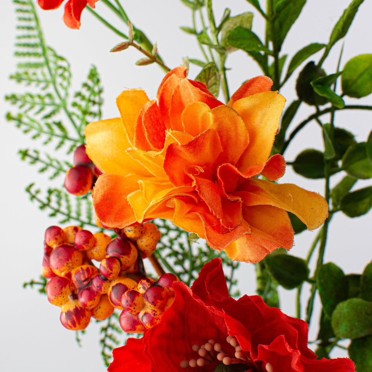 16" Poppy Azalea Pick: Red & Orange detail photo 4