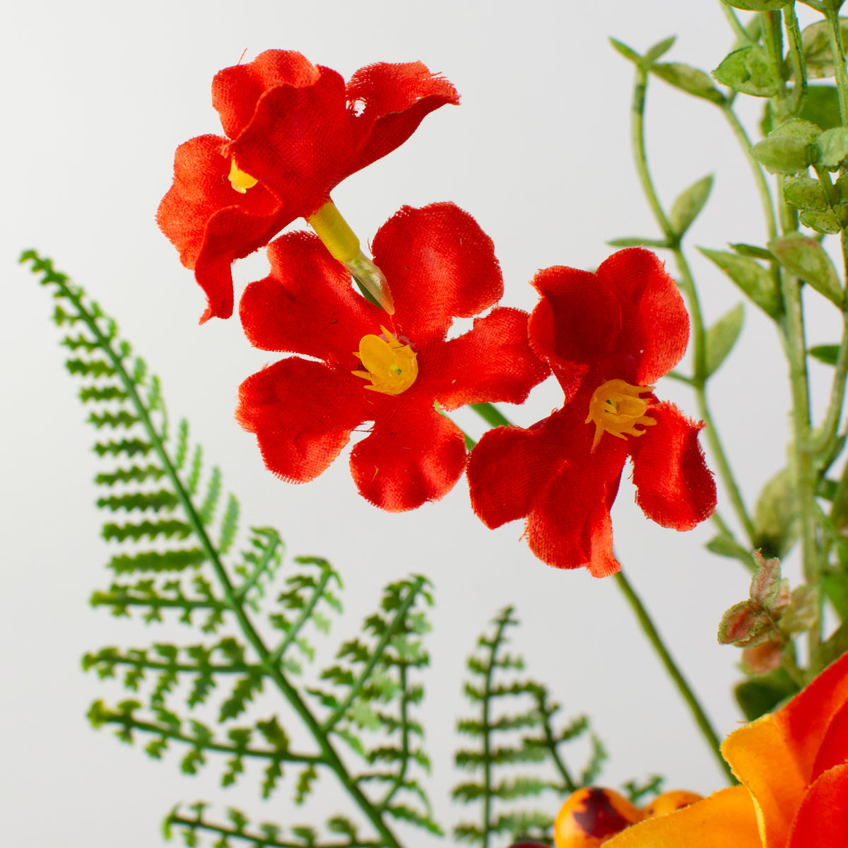 16" Poppy Azalea Pick: Red & Orange detail photo 5