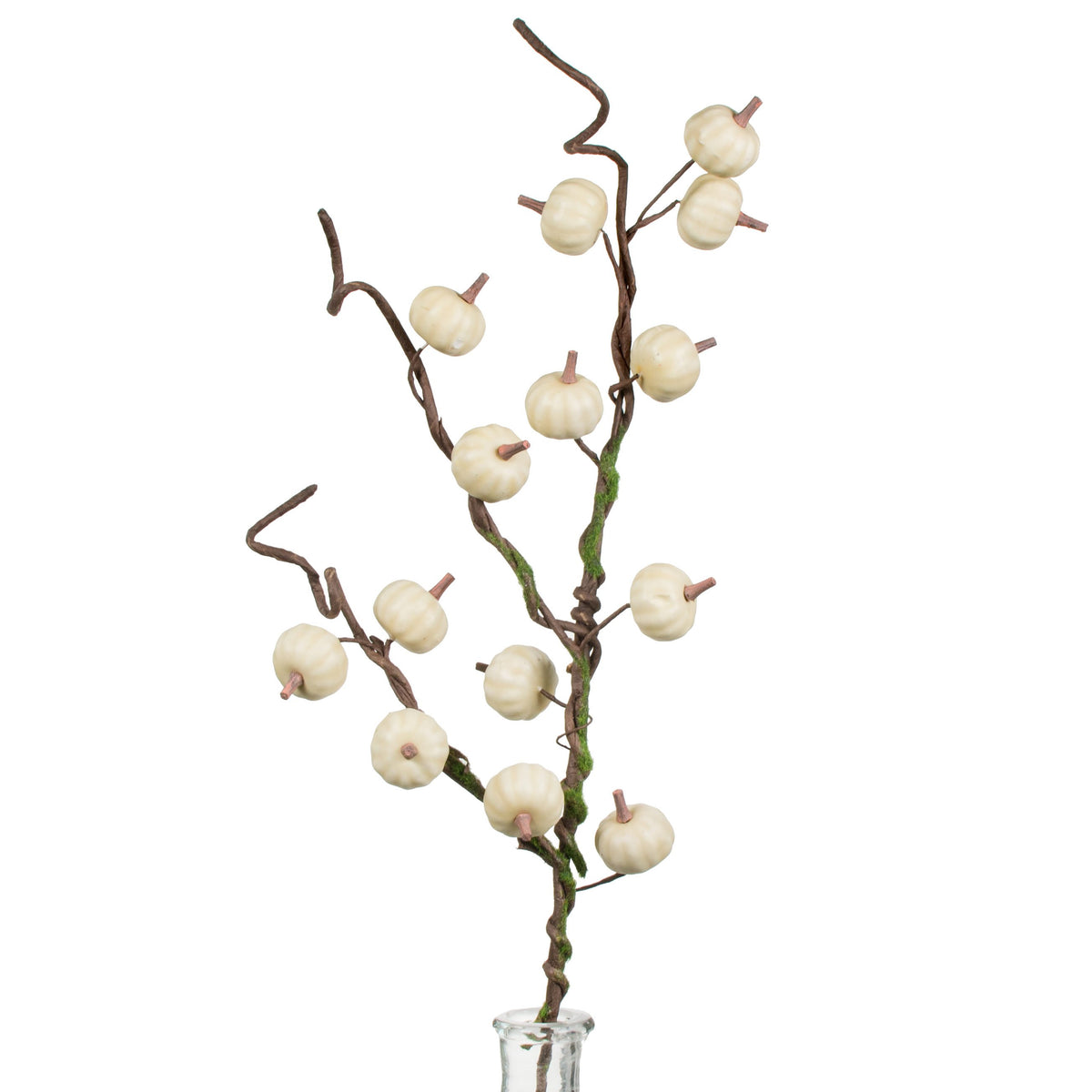29" Pumpkin Branch Spray: Cream Item Number: ISB67402