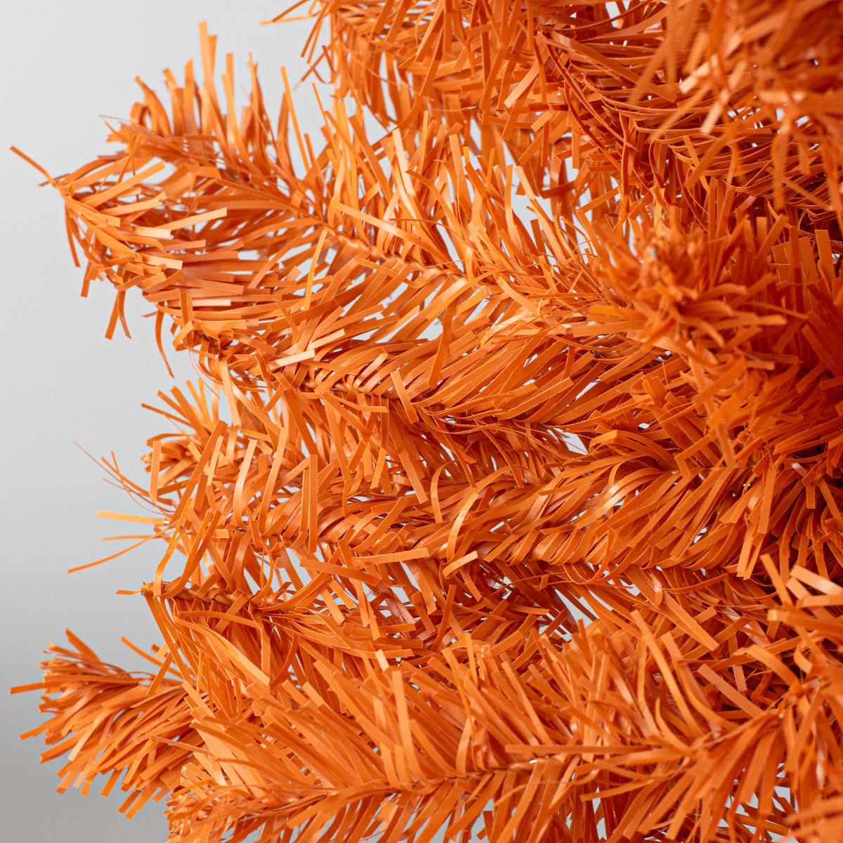 24" PVC Pine Wreath: Orange detail photo 4