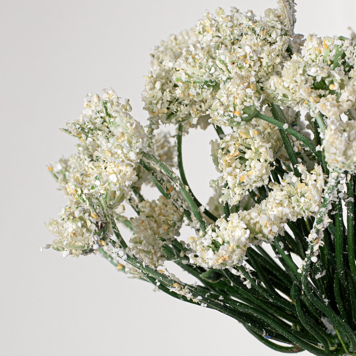 21" Queen Ann Heather Blossom Stem: Cream Lifestyle Photo