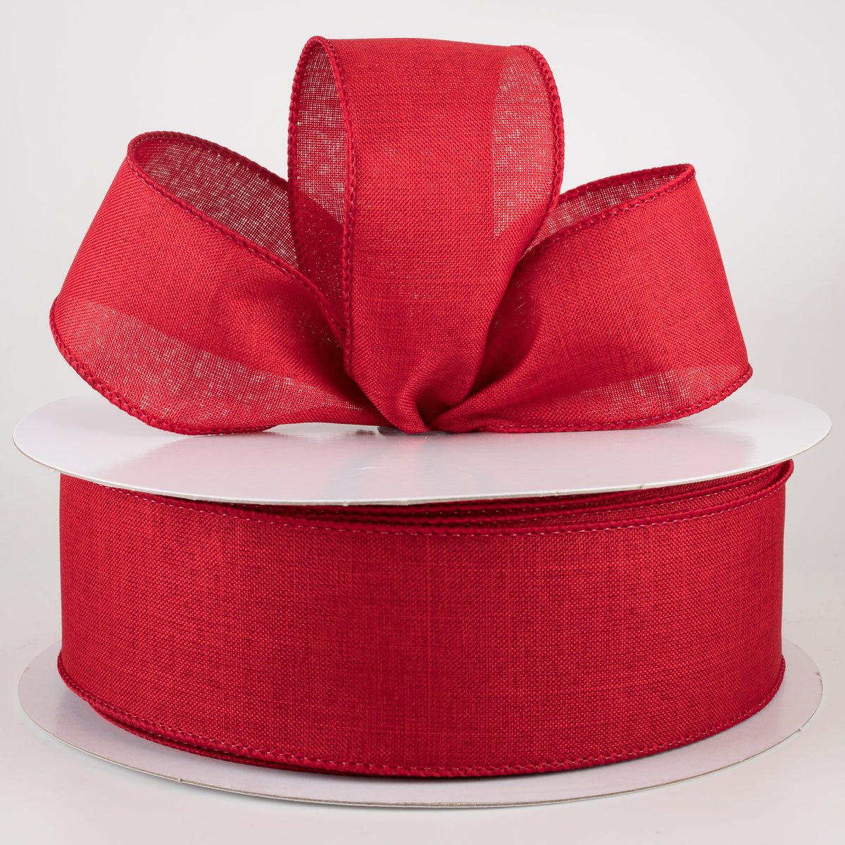 2.5" Royal Canvas Ribbon: Cranberry (50 Yards) Lifestyle Photo