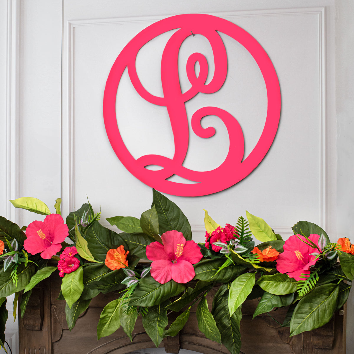 5.5' Salal Lemon Leaf Garland detail photo 4