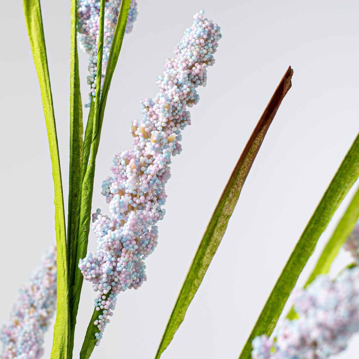 28" Seed Plume Stem: Light Pink, Blue, White Lifestyle Photo
