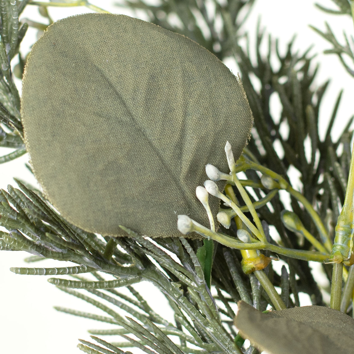 16" Seeded Eucalyptus Mix Pine Pick Lifestyle Photo
