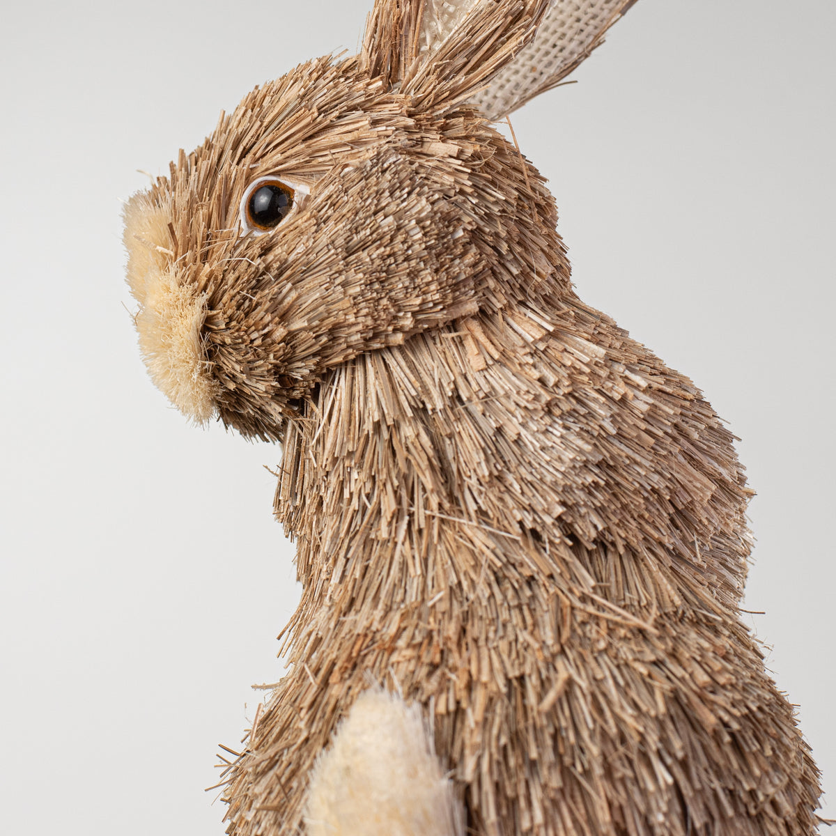 10" Sisal Bunny Decoration detail photo 3