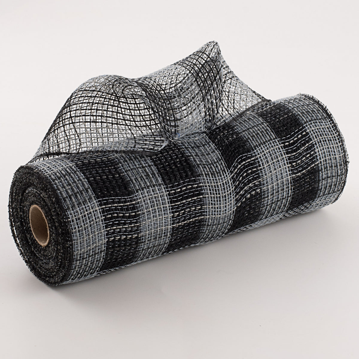 10" Small Check Fabric Mesh: Black & Grey Item Number: RY8320B1