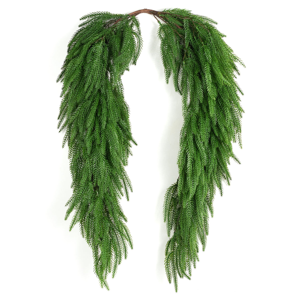 5' Soft Touch Norfolk Pine Arch Swag Garland: Fresh Green Item Number: 511782