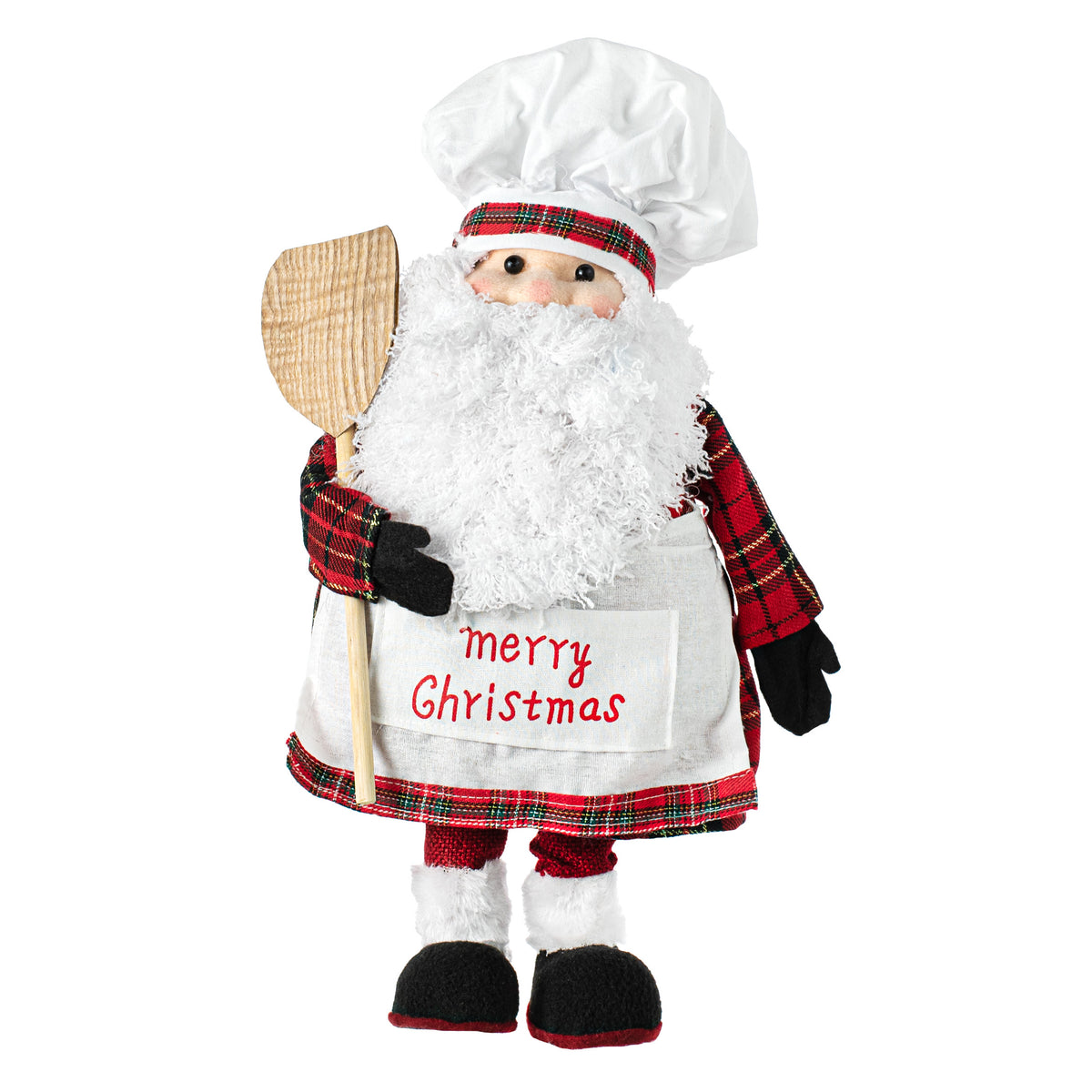 16" Standing Chef Santa Decoration Item Number: 85579RDWT